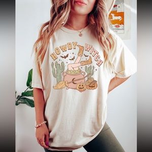 Brand new “Howdy Witch” Halloween T-shirt